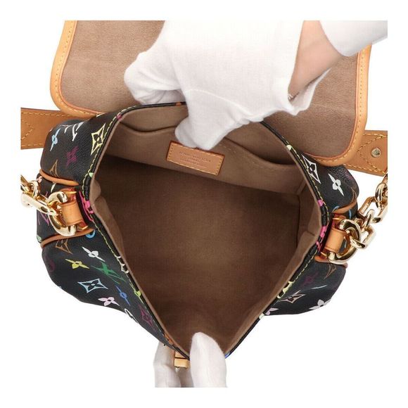 Louis Vuitton Patty Monogram Multicolor Noir Black Handbag - Picture 7 of 12